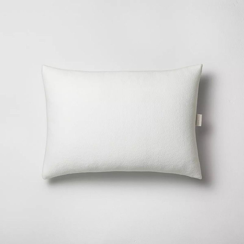 a white foam pillow